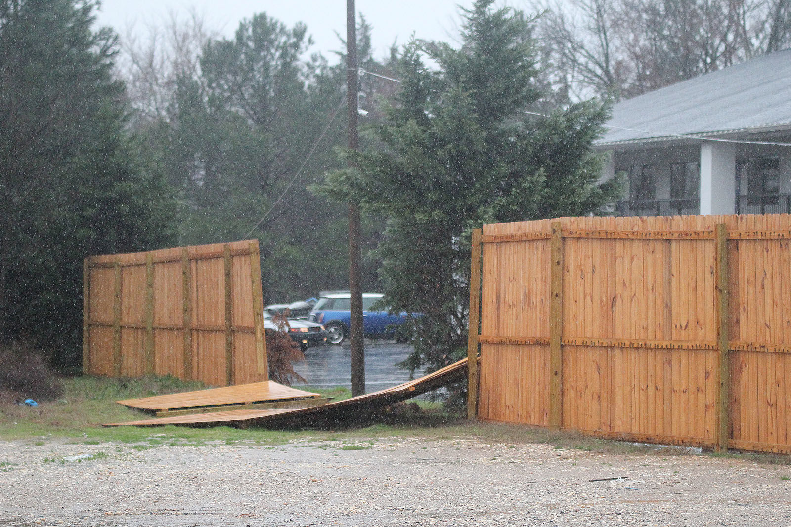 Tornado damage